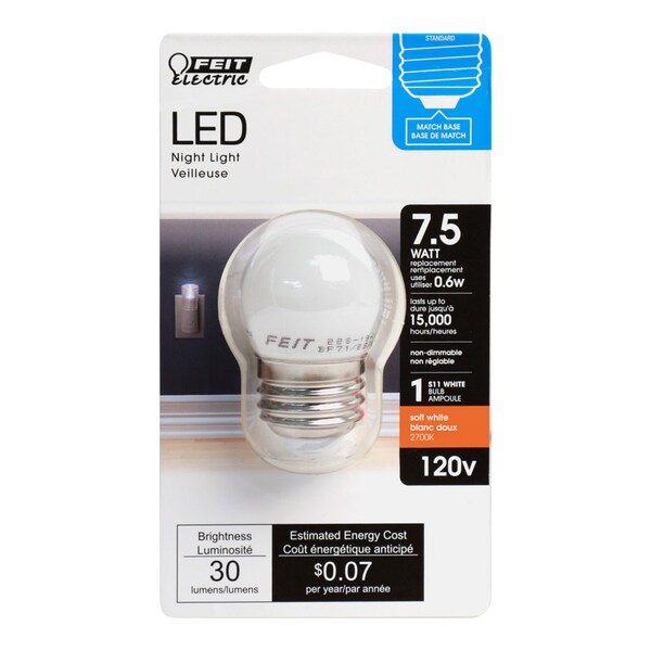 Feit Electric Feit S11 E26 (Medium) LED Bulb Soft White 7.5 Watt Equivalence 1 pk BP71/2S/W/LED - main